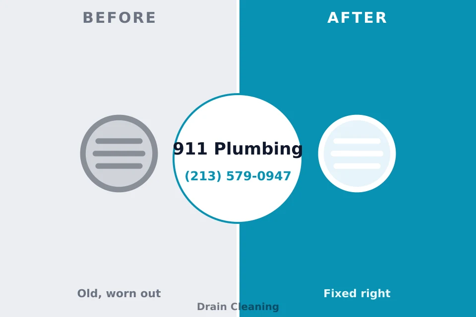 Before and after: plumbing repair University Park, IL